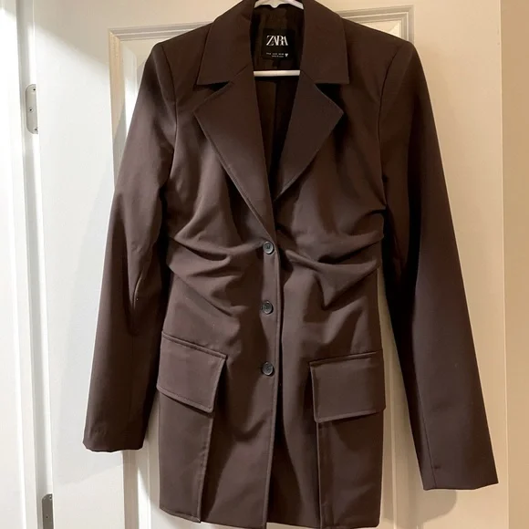brown blazer dress zara Zara | Dresses | Zara Blazer Dress Brown Size Small Like New Condition